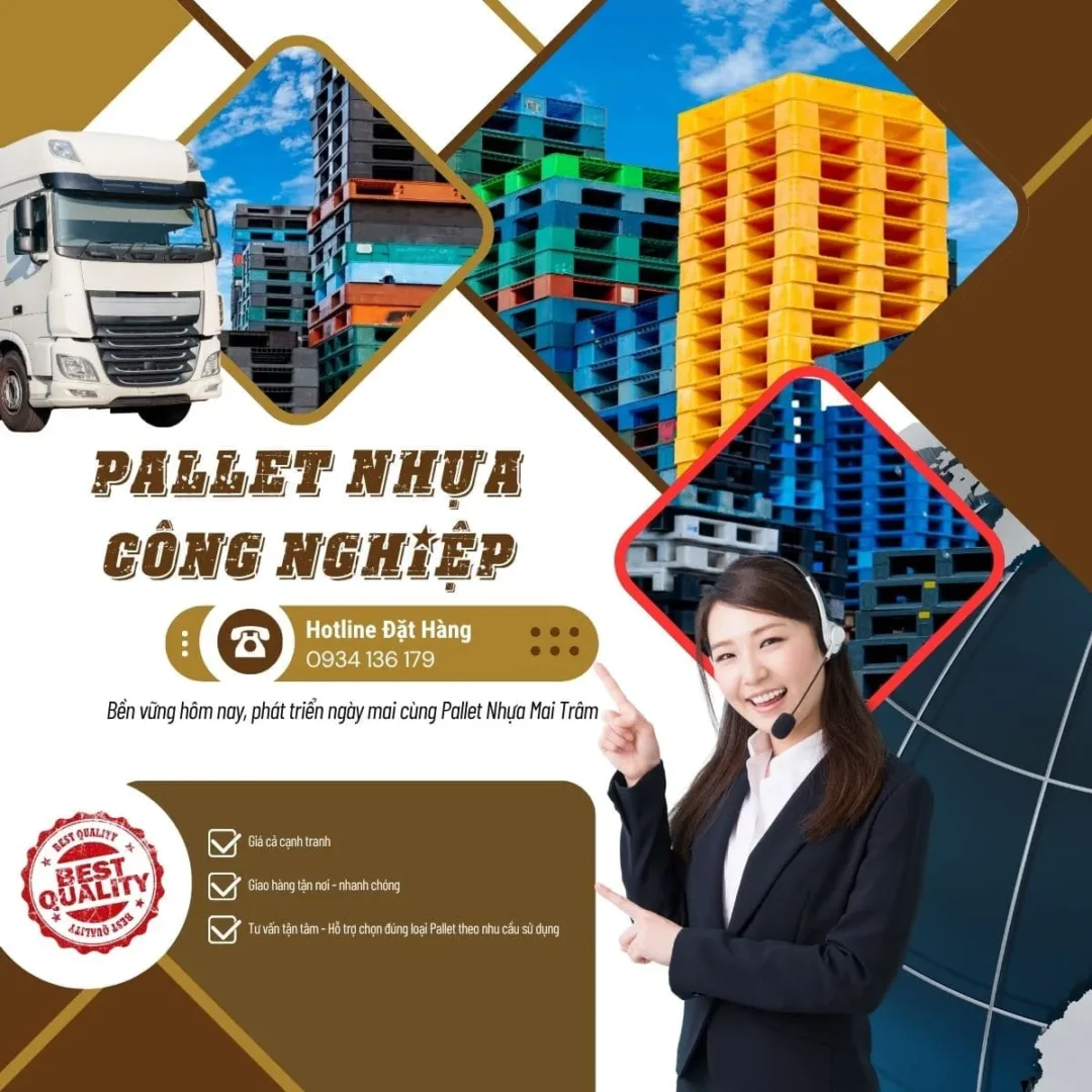 Pallet nhựa công nghiệp