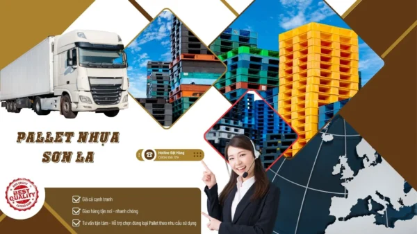 Pallet nhựa Sơn La giá tốt – giao nhanh – đúng chuẩn tải