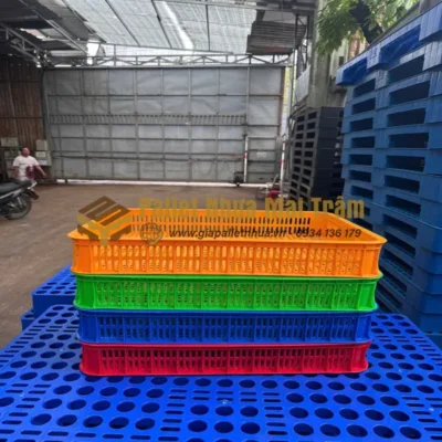 Khay cấp đông 1T Kích thước 610x420x100mm - Sóng hở 1T