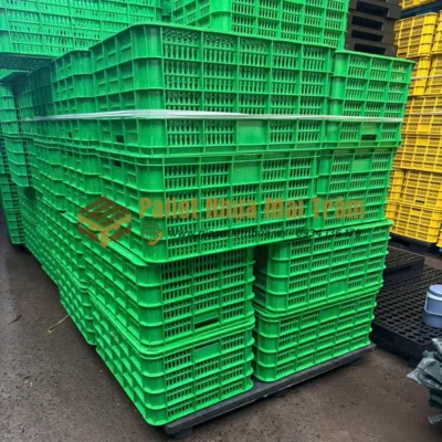 Rổ nhựa 3T9 kích thước 610x420x390mm