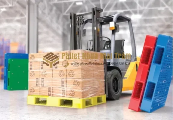 Pallet nhựa cũ cho ngành thực phẩm: Sạch, bền, phù hợp lưu trữ 5 Pallet nhựa mới cho ngành thực phẩm
